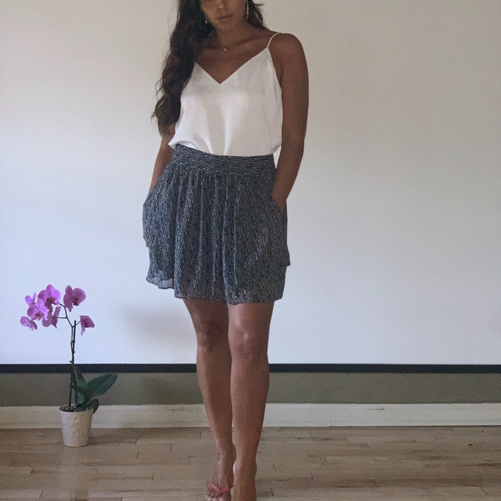 Ruffle Mini Skirt